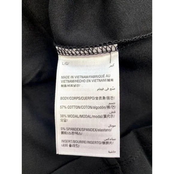 Style & Co Jacket Large Black Drape-Front Zippers - Picture 5 of 6